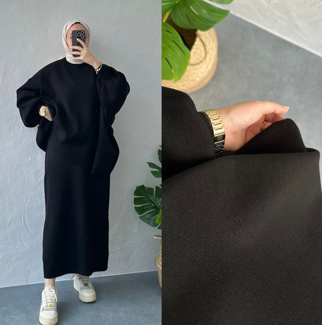 Knitted Skirt and Shirt Set