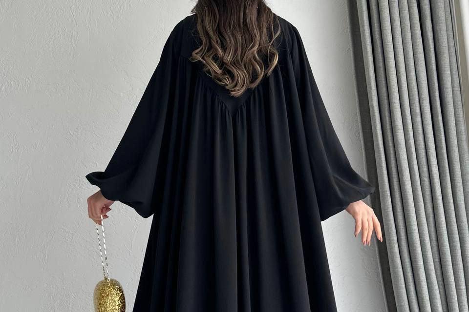 Open Abaya with Sleeveles Dress and Belt